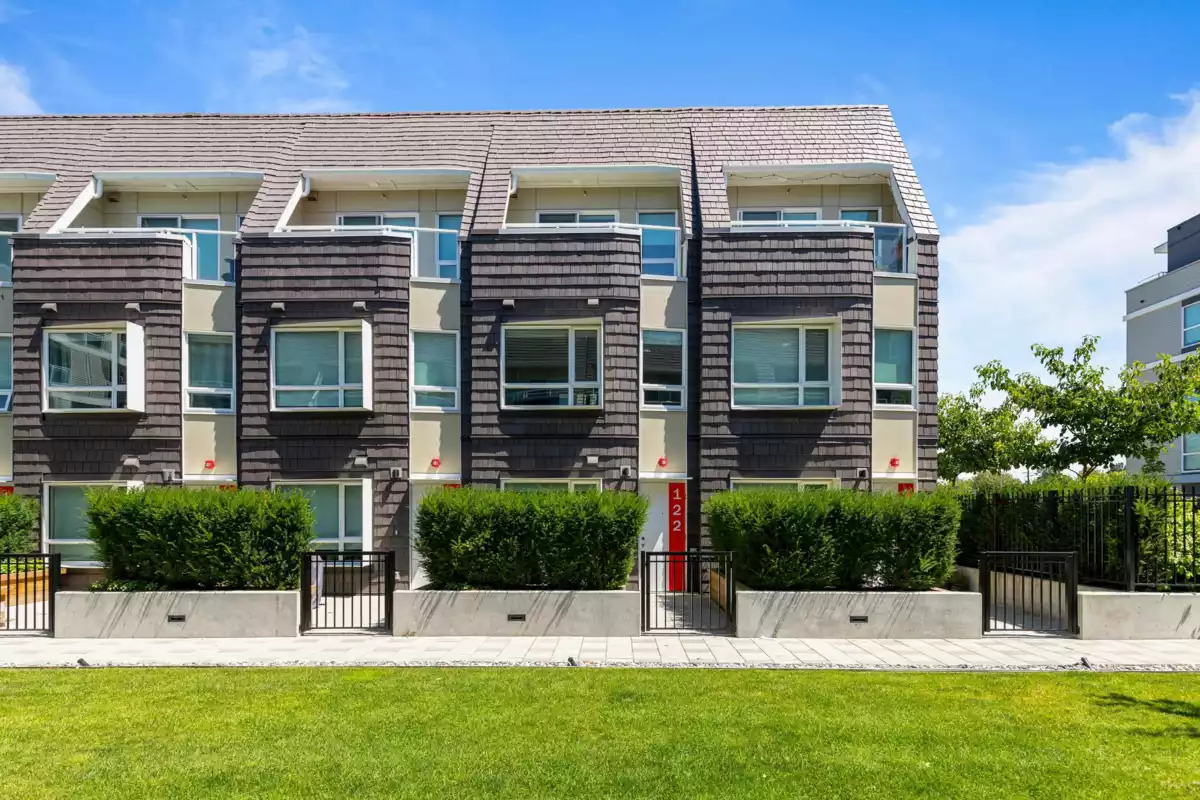 Exterior Rear Photo of 122 12040 Plaza Street, Maple Ridge, BC