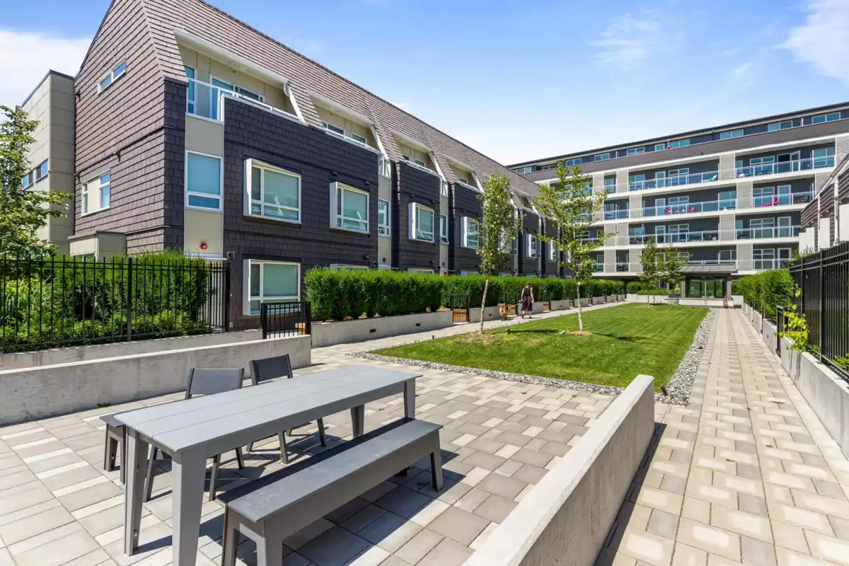 Outdoor Deck Photo of 122 12040 Plaza Street, Maple Ridge, BC