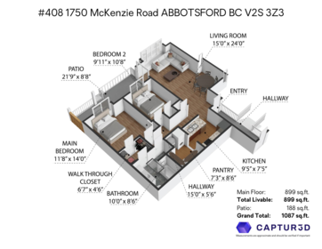 408 1750 Mckenzie Road, Abbotsford, BC, Abbotsford — Townhouse for sale
