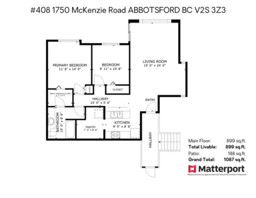 408 1750 Mckenzie Road, Abbotsford, BC, Abbotsford — Townhouse for sale