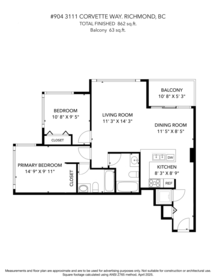 Basement Recreation Room Photo of 904 3111 Corvette Way, Richmond, BC