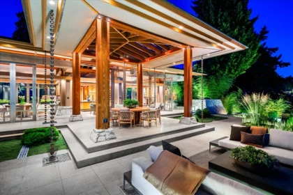 Aerial View of 3330 Radcliffe Avenue, West Vancouver, BC