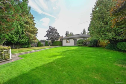 Aerial View of 1368 Minto Crescent, Vancouver, BC