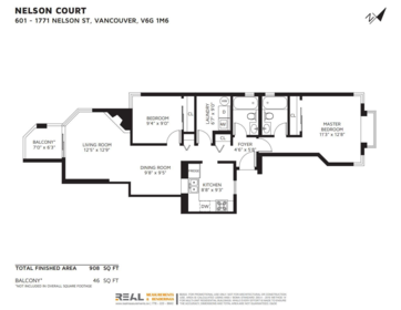 601 1771 Nelson Street, Vancouver, BC, Vancouver — Apartment/Condo for sale