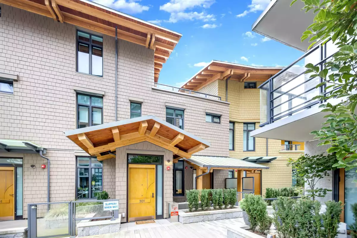 Aerial View of 301 6691 Nelson Avenue, West Vancouver, BC