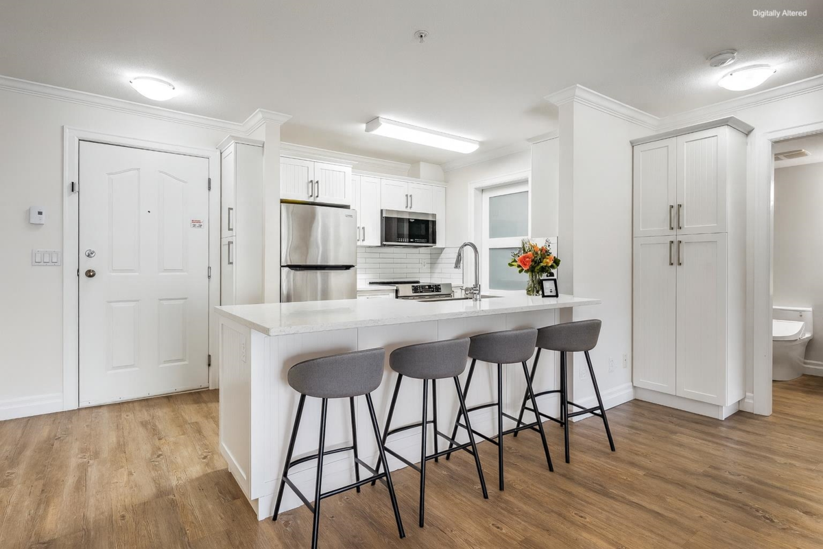 Exterior Rear Photo of 320 45769 Stevenson Road, Sardis, BC