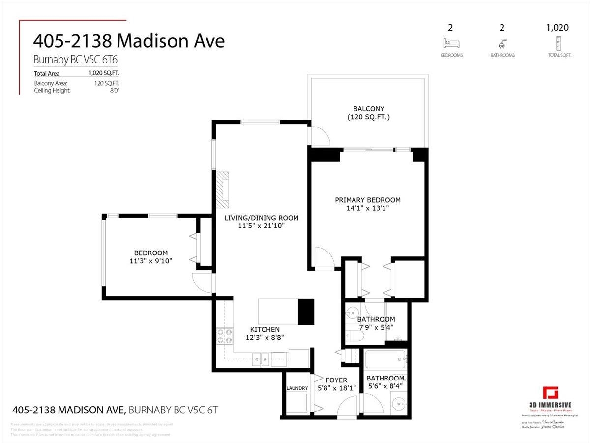 Outdoor Patio Photo of 405 2138 Madison Avenue, Burnaby, BC