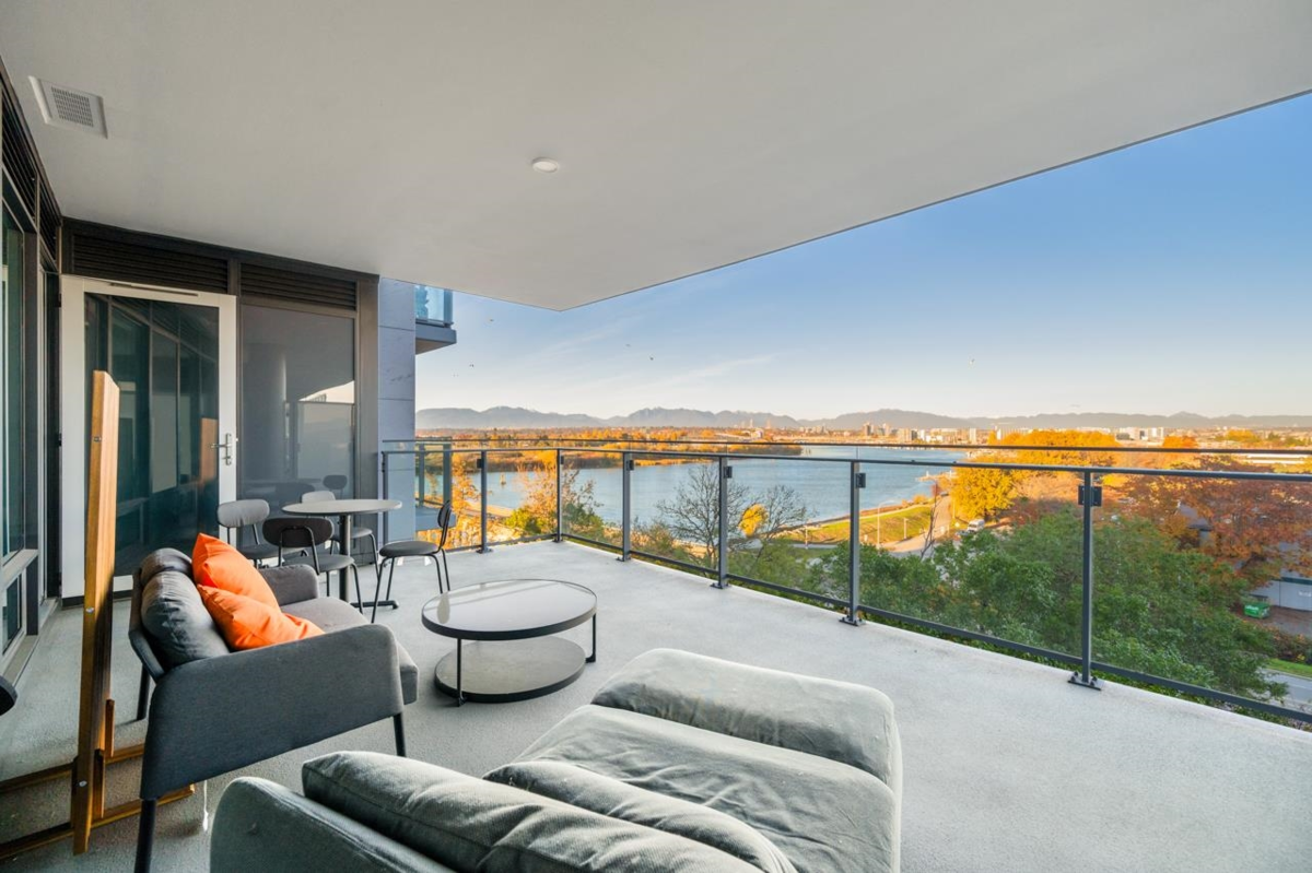 Exterior Rear Photo of 604 6833 Pearson Way, Richmond, BC