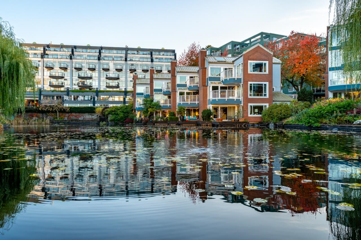 Exterior Rear Photo of 204 1551 Mariner Walk, Vancouver, BC