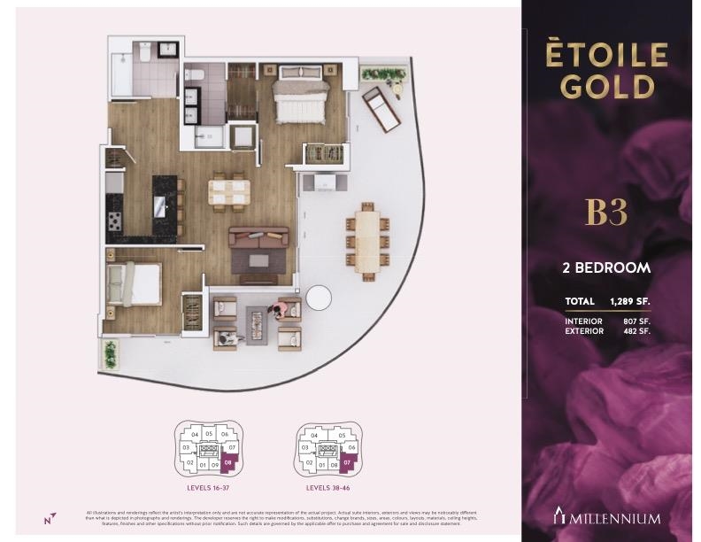 Exterior Front Photo of 2808 2266 Springer Avenue, Burnaby, BC