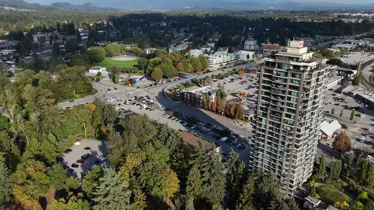 Backyard Photo of 708 2789 Shaughnessy Street, Port Coquitlam, BC