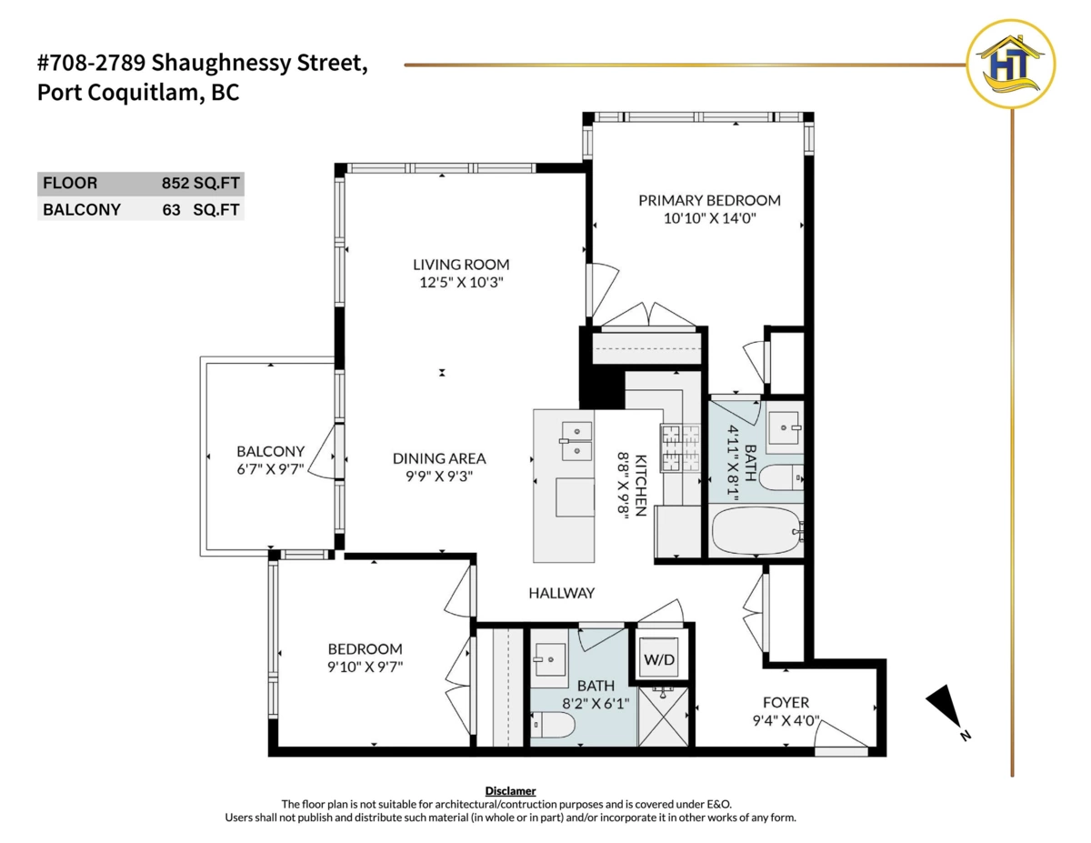 Bedroom 4 Photo of 708 2789 Shaughnessy Street, Port Coquitlam, BC
