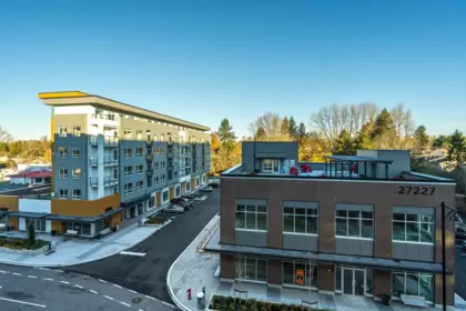 Outdoor Deck Photo of 404 27218 Aldergrove Town Centre Drive, Langley, BC