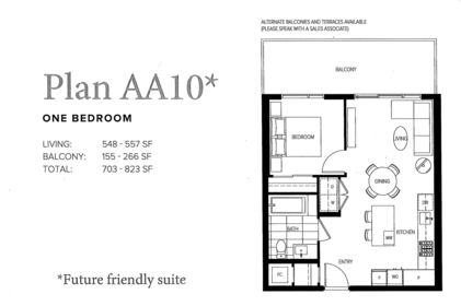 808 6200 Minoru Boulevard, Richmond, BC, Brighouse — 1 bed apartment/condo for sale