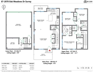 Fitness Center Photo Near 87 2070 Oak Meadows Drive, Surrey, BC
