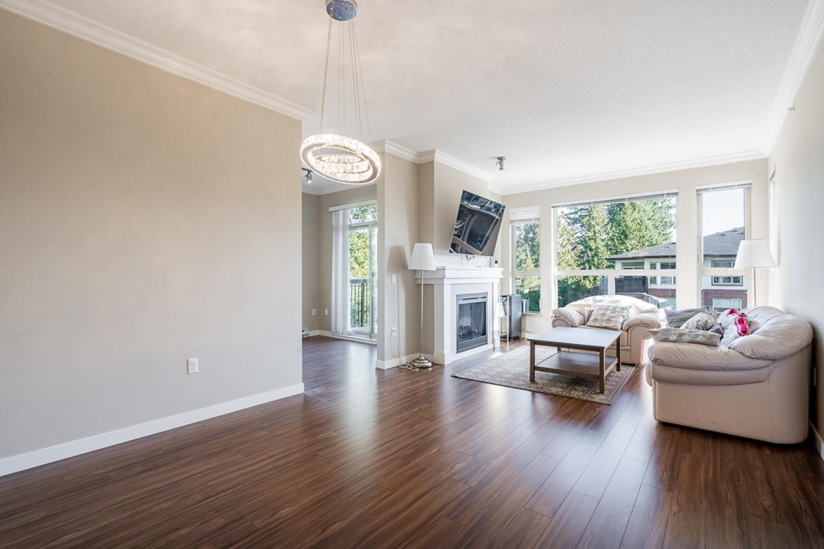 Living Room Photo of 414 1150 Kensal Place, Coquitlam, BC