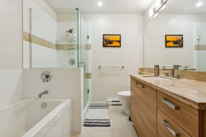 Powder Room Photo of 121 9399 Odlin Road, Richmond, BC