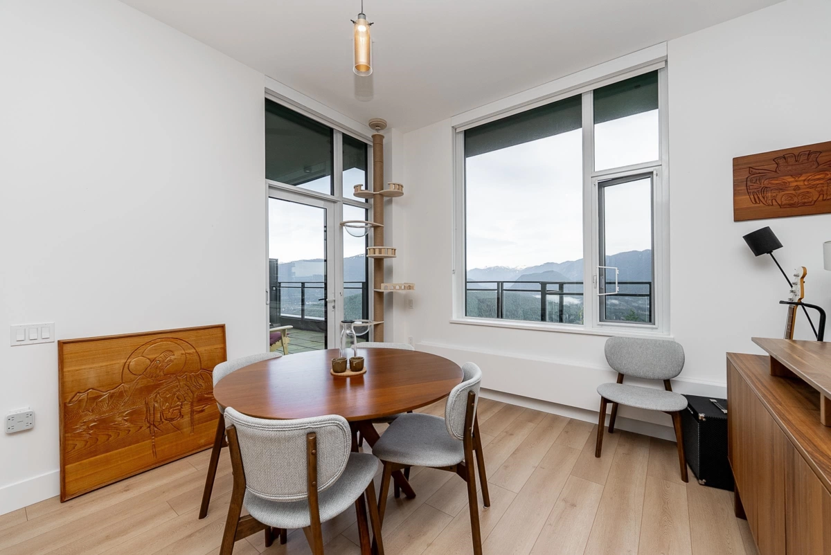Dining Area Photo of 1202 8750 University Crescent, Burnaby, BC