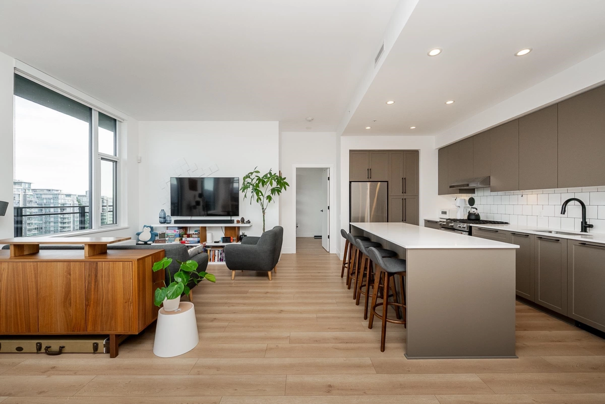 Family Room Photo of 1202 8750 University Crescent, Burnaby, BC