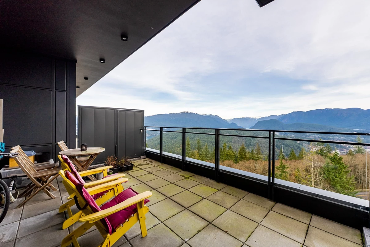 Living Room Photo of 1202 8750 University Crescent, Burnaby, BC