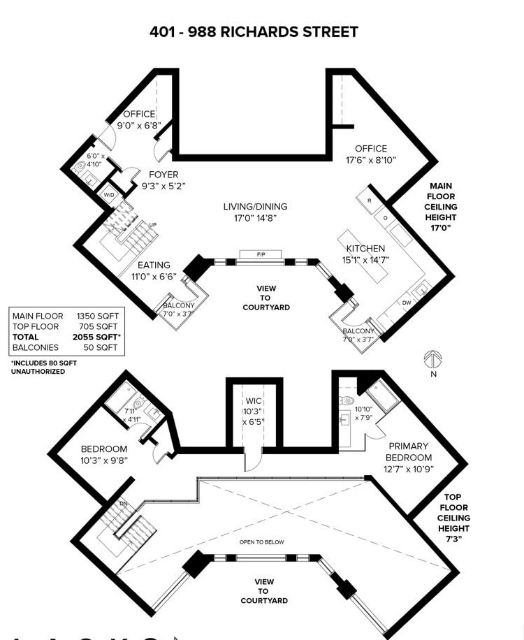 Kitchen Photo of 401 988 Richards Street, Vancouver, BC