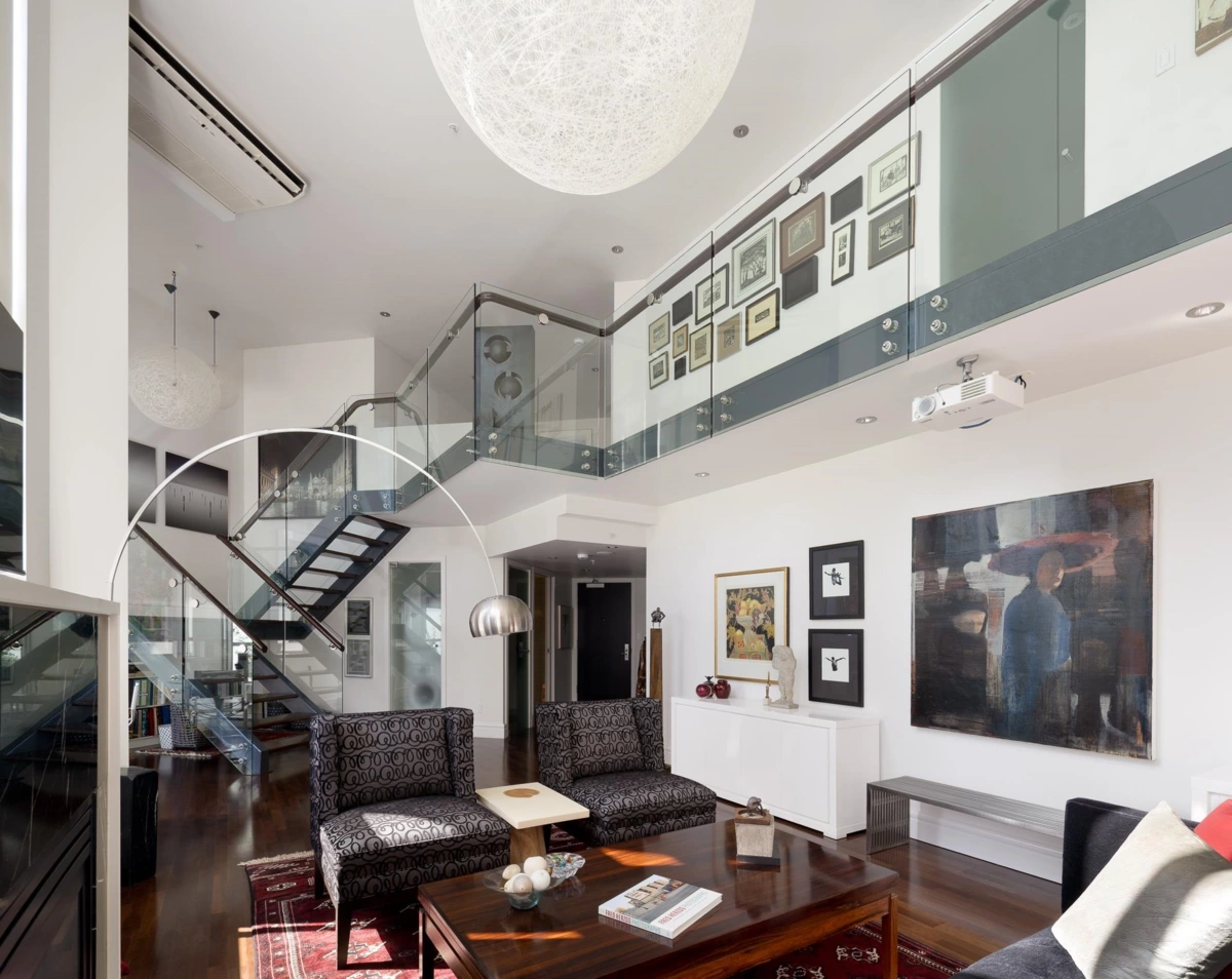 Living Room Photo of 401 988 Richards Street, Vancouver, BC