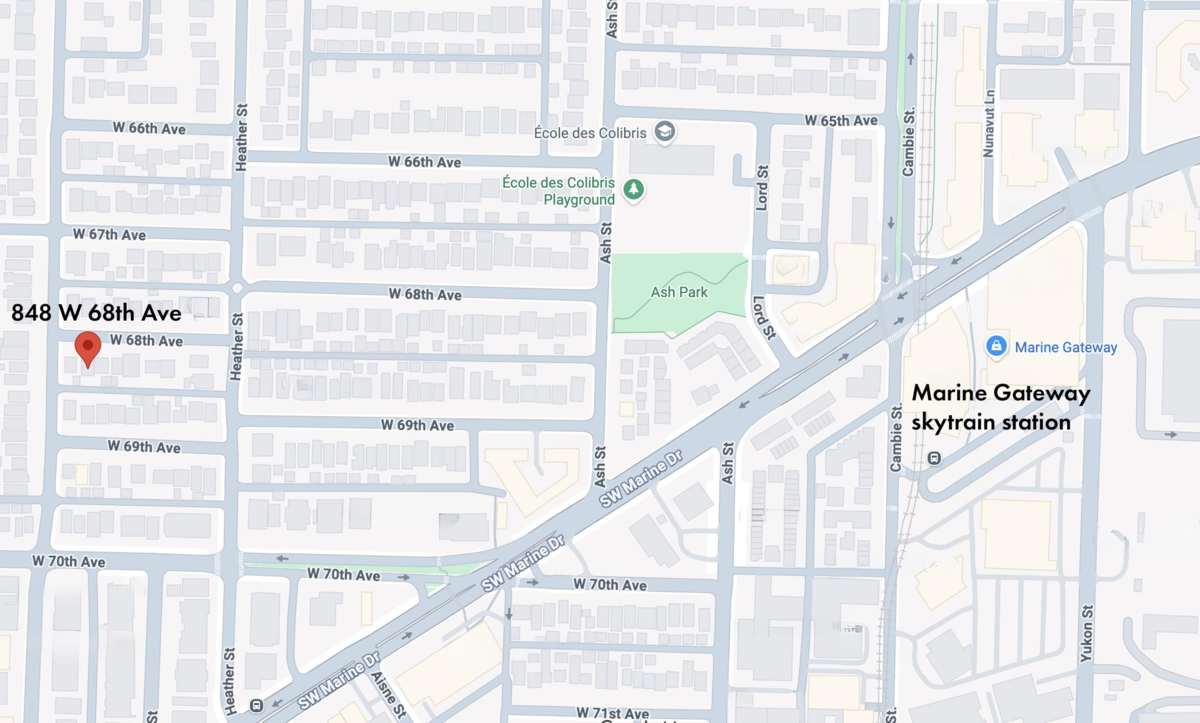 Exterior Rear Photo of 848 W 68th Avenue, Vancouver, BC