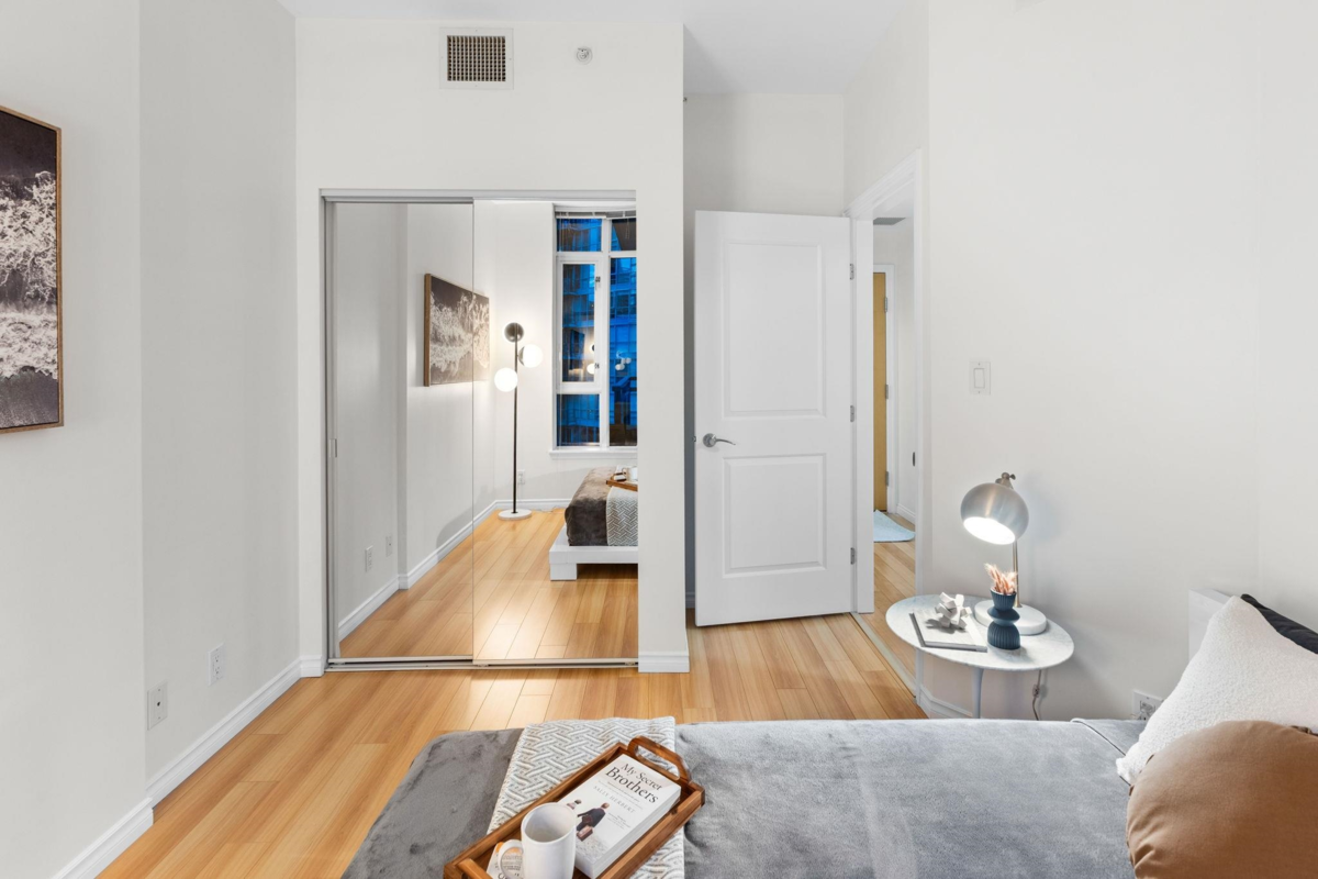 Bedroom 2 Photo of 807 1211 Melville Street, Vancouver, BC