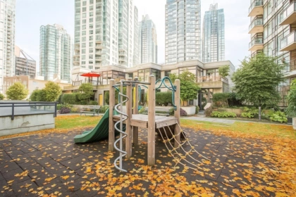 Outdoor Deck Photo of 807 1211 Melville Street, Vancouver, BC