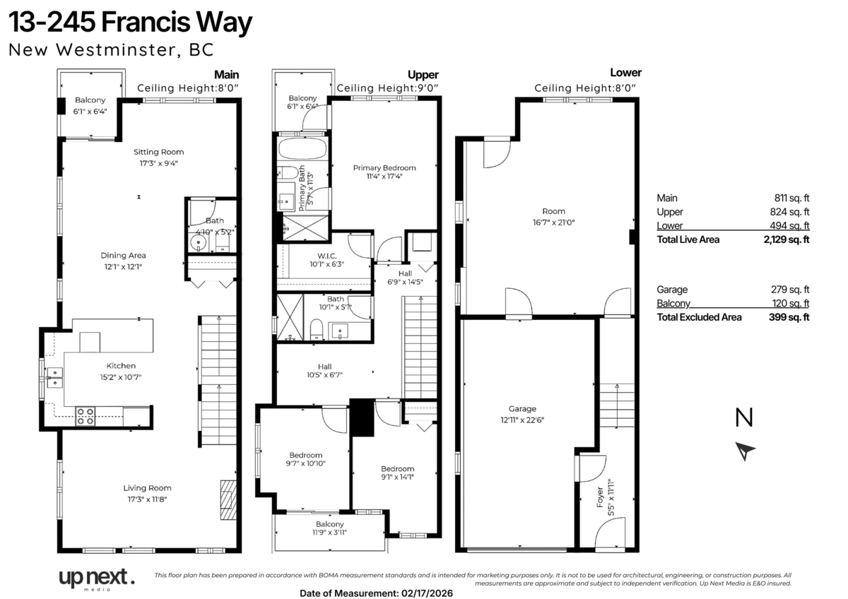 Outdoor Deck Photo of 13 245 Francis Way, New Westminster, BC