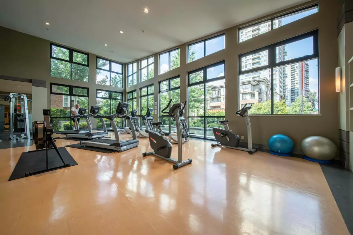 Aerial View of 1204 3096 Windsor Gate, Coquitlam, BC