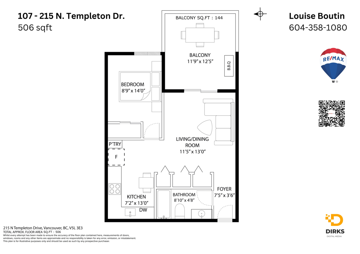 Loft / Bonus Room Photo of 107 215 N Templeton Drive, Vancouver, BC