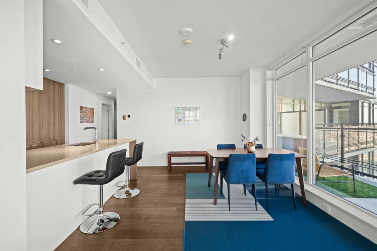 Dining Area Photo of 1307 8199 Capstan Way, Richmond, BC