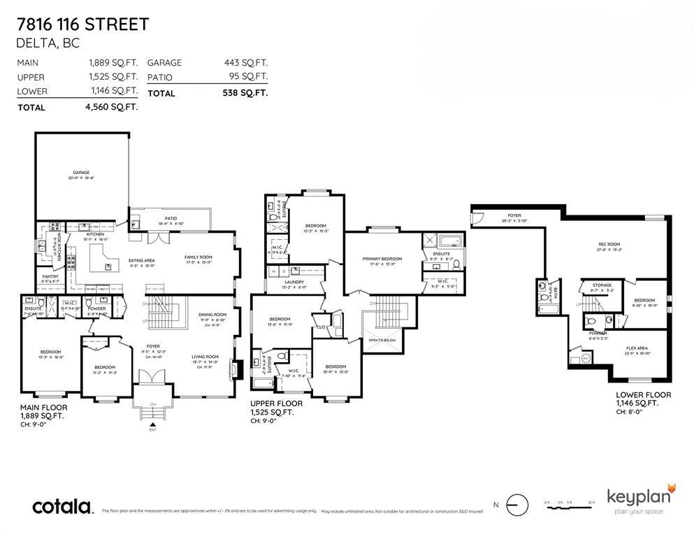 Exterior Rear Photo of 7816 116 Street, Delta, BC