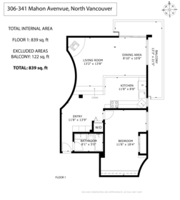 Office / Den Photo of 306 341 Mahon Avenue, North Vancouver, BC