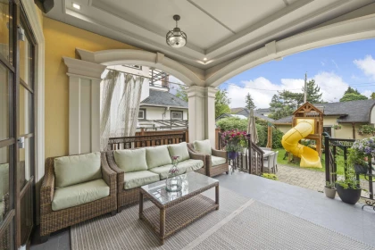 Aerial View of 5828 Hudson Street, Vancouver, BC