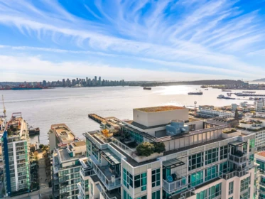 Aerial View of 1404 188 E Esplanade, North Vancouver, BC