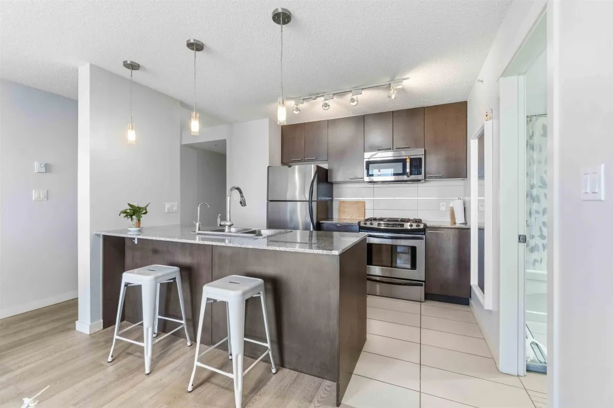 Exterior Rear Photo of 1612 5811 No. 3 Road, Richmond, BC