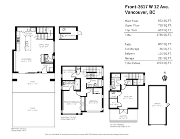 Garage Interior Photo of 1 3617 W 12th Avenue, Vancouver, BC