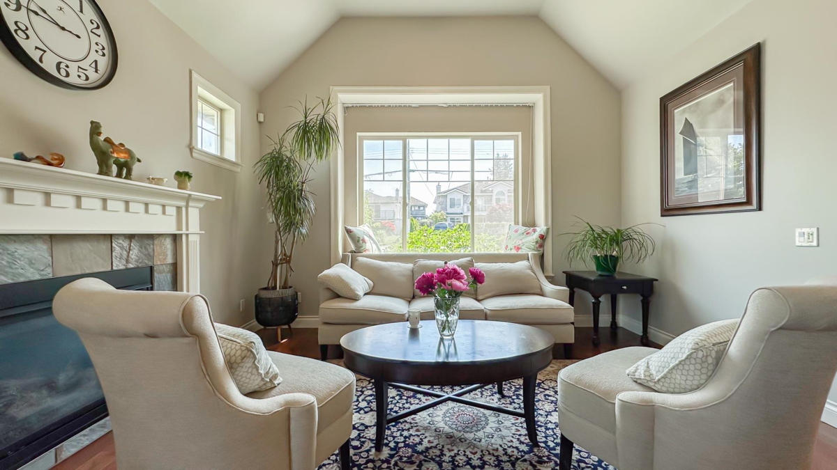 Living Room Photo of 5487 Hardwick Street, Burnaby, BC