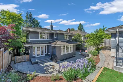Aerial View of 2459 Mathers Avenue, West Vancouver, BC