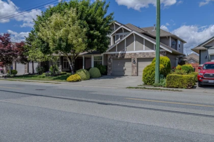 Aerial View of 45807 Higginson Road, Chilliwack, BC