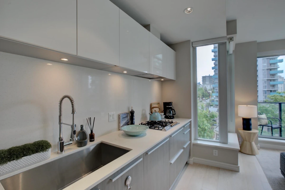 Family Room Photo of 703 1221 Bidwell Street, Vancouver, BC
