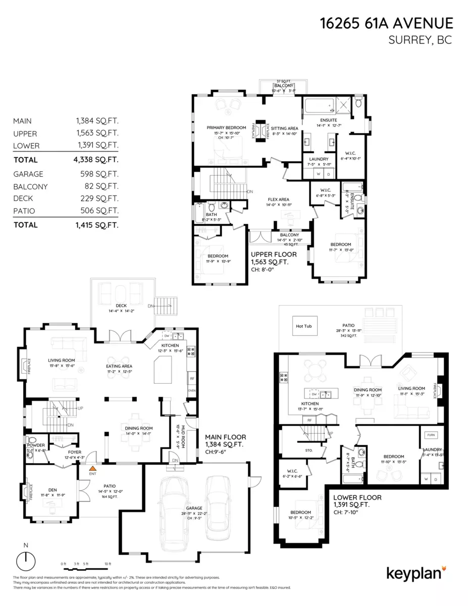 Living Room Photo of 16265 61a Avenue, Surrey, BC