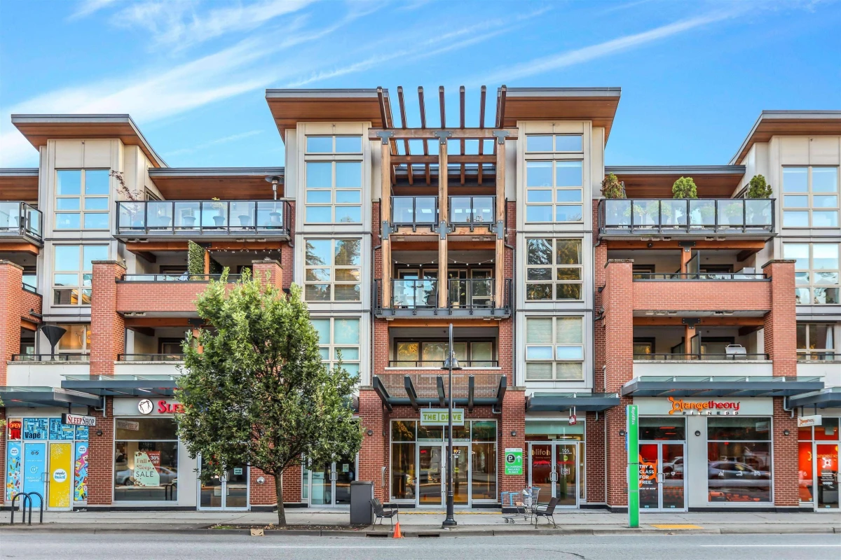 Exterior Rear Photo of 204 1177 Marine Drive, North Vancouver, BC