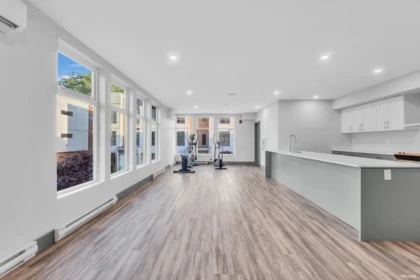 Aerial View of 310 6338 King George Boulevard, Surrey, BC