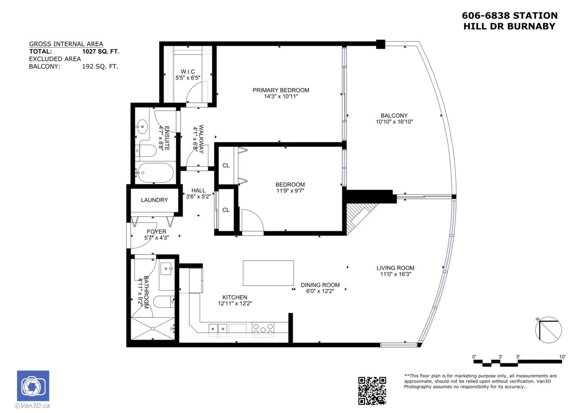 Exterior Rear Photo of 606 6838 Station Hill Drive, Burnaby, BC
