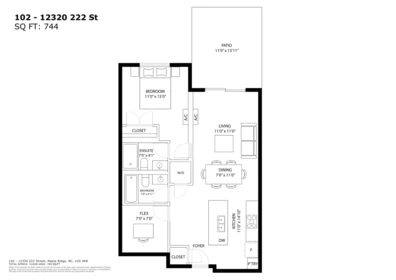 102 12320 222 Street, Maple Ridge, BC, Maple Ridge — Apartment/Condo for sale