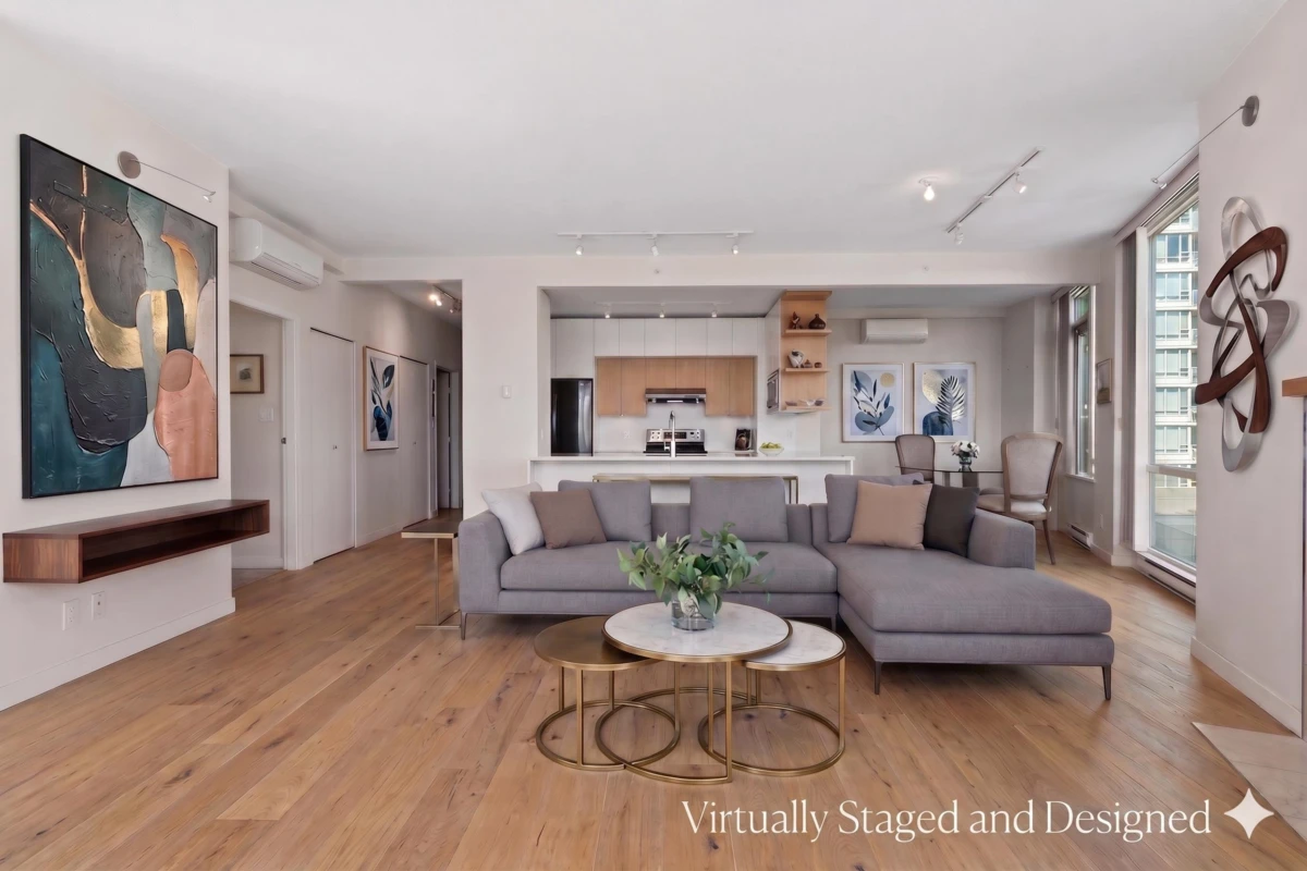 Dining Area Photo of 501 1099 Marinaside Crescent, Vancouver, BC