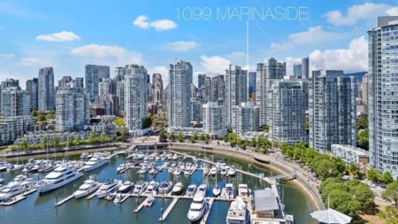 Backyard Photo of 501 1099 Marinaside Crescent, Vancouver, BC